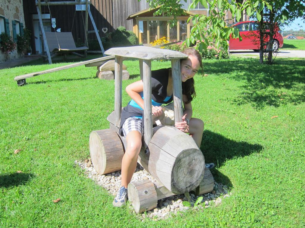 Baby- Und Kinderhof Aicherbauer Seeham Exterior foto